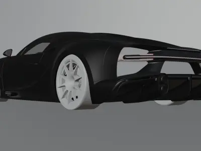 Bugatti Chiron 3D model purchase