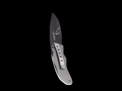 Crush Knife - Animated Low-poly 3D model