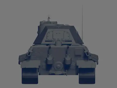 Tiger II P 3D model
