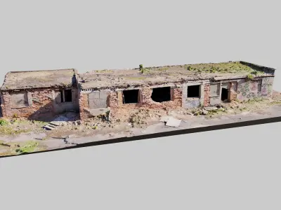 Abandoned-Soviet-Base-Building-5 3D model
