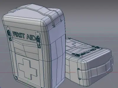 Aid bix model game 3D Low-poly 3D model