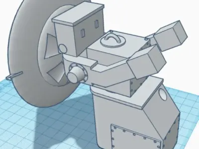 AN SPN 46 Radar Aircraft Approach Radar 3D print model