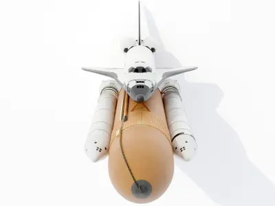  Space Shuttle with Delivery System 