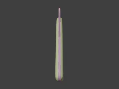 Vintage straight razor 3D model