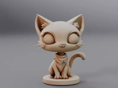 cat decoration 3D model