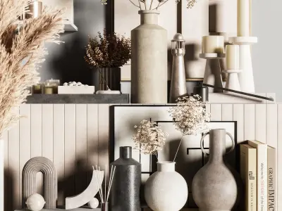 decorative set 48 3D model