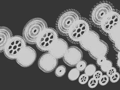 cogwheel 3D model purchase