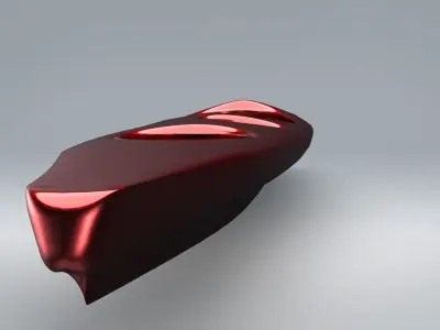Kayak canoe 3D model