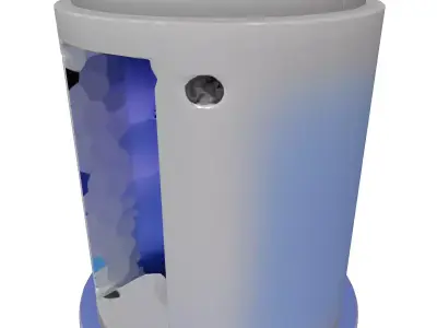 Futuristic Energy Core Reactor 3D model