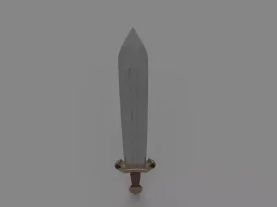 Short Sword 3D Model Low-poly 3D model