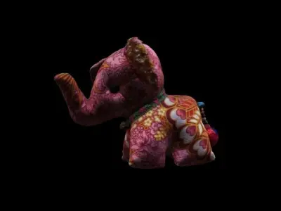 Elephant doll  3D model