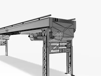 Conveyor - Zipline RMPAC 3D model