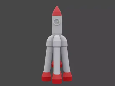 Rocket 3D model purchase