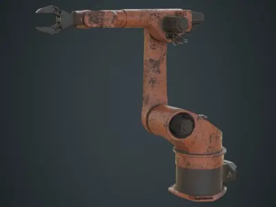 Industrial Robot 3C Low-poly 3D model