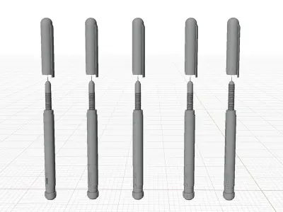 Insulin pens  Product Visualization Free 3D model