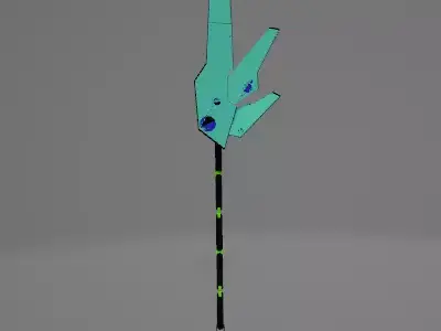 column Free low-poly 3D model