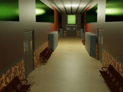 Military Bunker Low-poly 3D model purchase