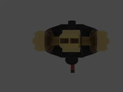 Energy Sci-Fi Heavy Machine Gun Free low-poly 3D model