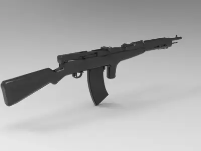 Fedorov Avtomat automatic rifles 3D model