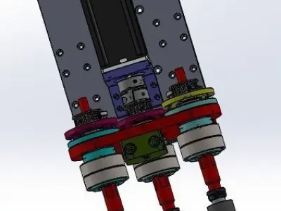 Polishing mechanism module 3D model