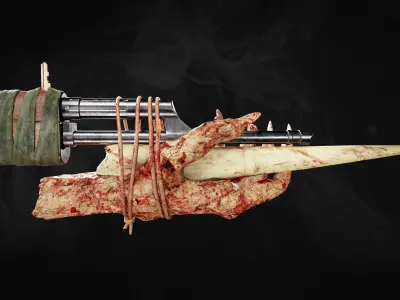 Game Ready Mesh AKM Free low-poly 3D model