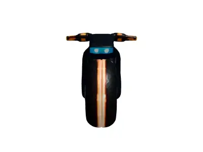 Futuristic Hoverbike Engine 3D Model 3D model