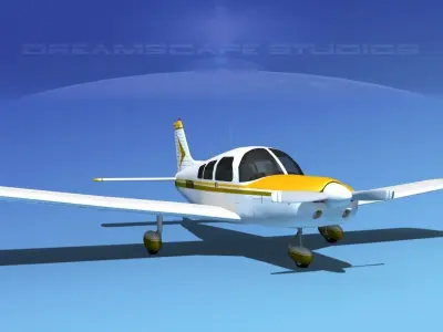 Piper PA-28-235 Cherokee  V13 3D model