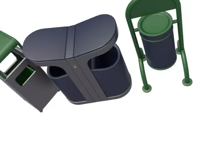 Trash can 3D model order