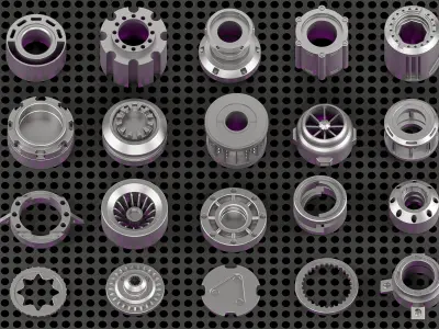 Hard Surface Kitbash 240 Model VOL01P 3D model
