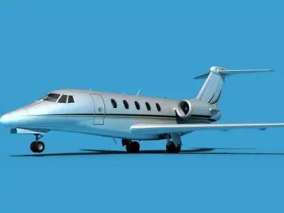 Cessna Citation 650 III V07 3D model