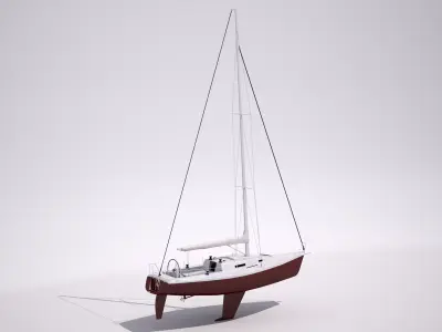 Sailboat J105 3D model