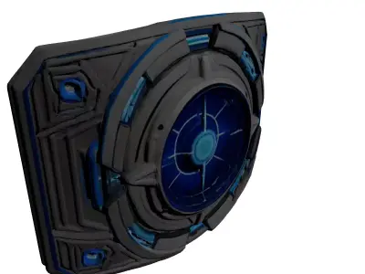 SciFi Cybernetic Energy Module 3D model