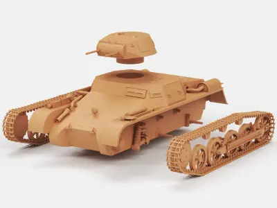 PzKpfw I Ausf A 3D print model