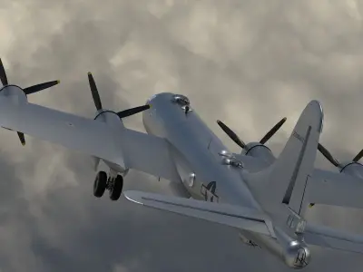 Boeing B-29 Superfortress 3D model 4
