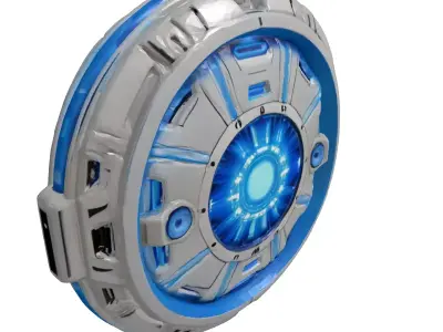 Futuristic Arc Reactor 3D Model 3D model