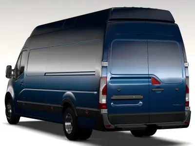 Renault Master L4H3 Van 2017 3D model