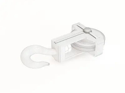 Crane hook 06 3D model