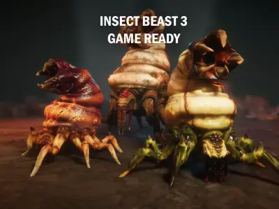 Insect beast 3 3D model