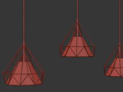 Light Lamp 4 Industrial 3D model