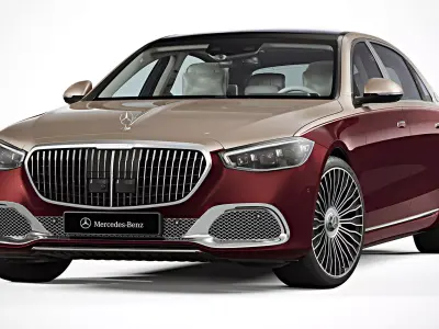 2022 Mercedes-Benz S-Class Maybach 3D model