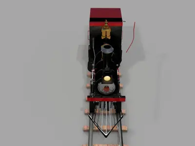 Train 1891 AJHuber 3D model