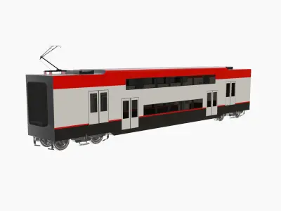 Stadler KISS EMU Caltrain 3D model