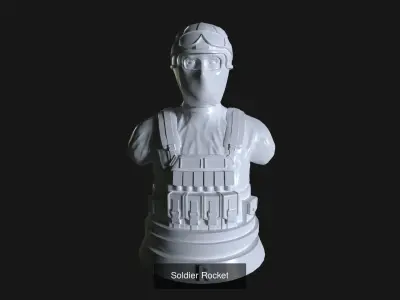 Soldiers 3D Model Pack