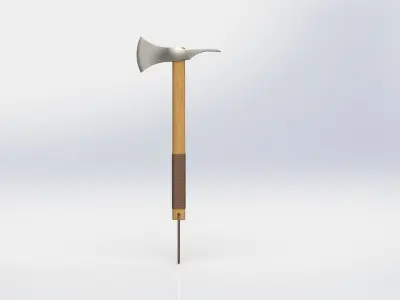 WG 7014 - Axe v3 Low-poly 3D model