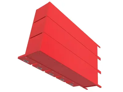 School Gym Locker  3D model