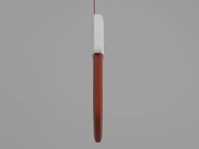 Christmas sock Free low-poly 3D model