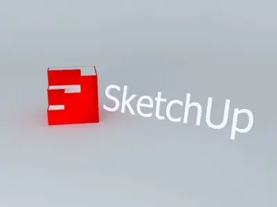 SketchUp logo Free 3D model