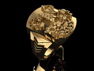 Balaji Ring 3D print model