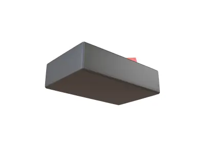 On Off Power Switch v1 002 Low-poly 3D model
