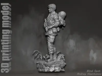Platoon Sergeant Elias 3D print model